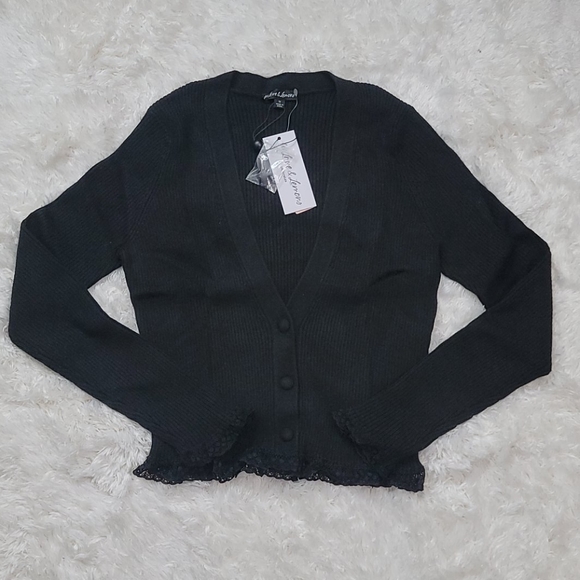 *** Sold ***  For Love and Lemons Nina Cardigan in Black - Picture 8 of 15